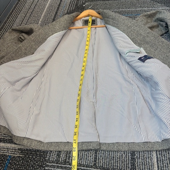 J Crew 8T Bristol Blazer Gold Buttons Moon Quality British Cloth Wool - Picture 11 of 14